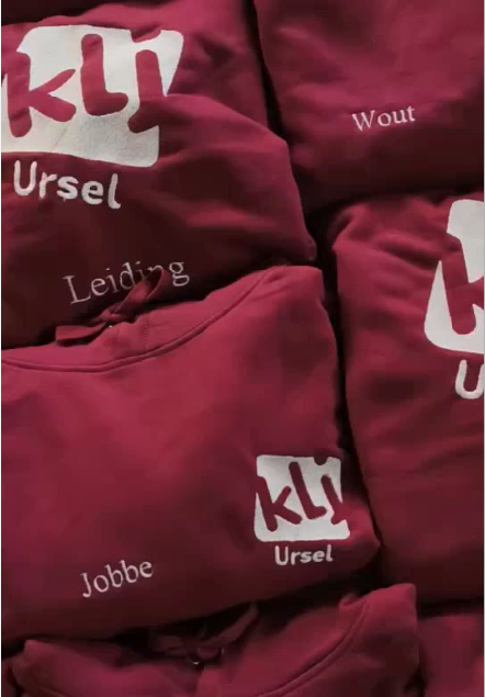 Groepstruien logo van jeugdbeweging
