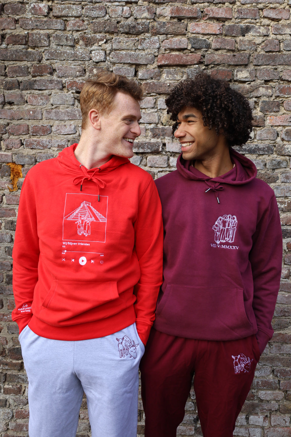 Joggingbroek met lijntekening