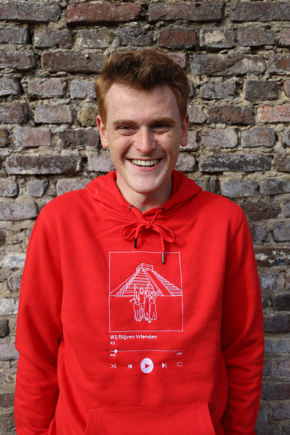 Trui met spotify lijntekening