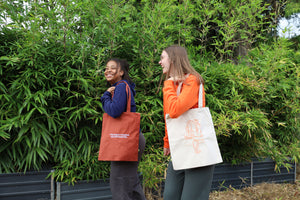 Tote bag met lijntekening