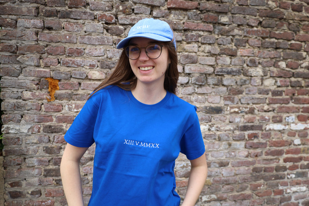T-shirt met romeinse cijfers