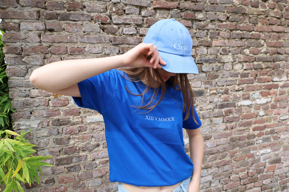 T-shirt met romeinse cijfers