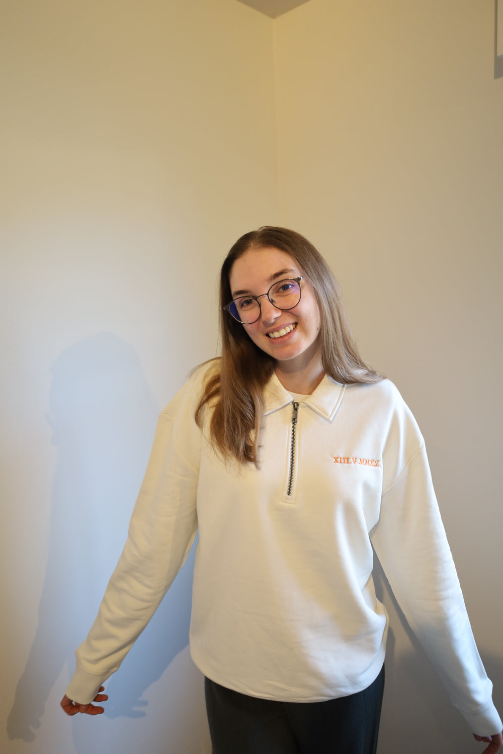 Polo trui met romeinse cijfers