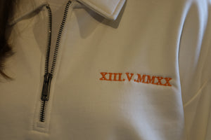 Polo trui met romeinse cijfers