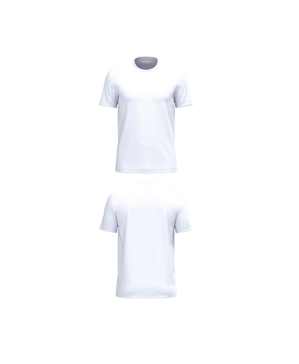 Wit Premium T-shirt personaliseren met borduring of bedrukking – ecologisch materiaal, comfortabele pasvorm en luxe uitstraling, professioneel geborduurd en bedrukt door PANTR. in Wevelgem.
