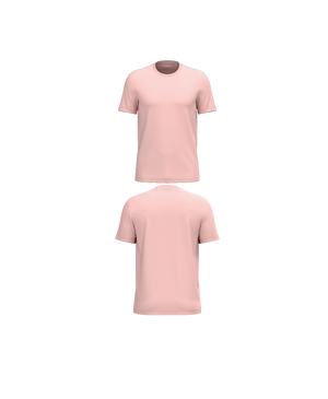 Licht roze Premium T-shirt personaliseren met borduring of bedrukking – ecologisch materiaal, comfortabele pasvorm en luxe uitstraling, professioneel geborduurd en bedrukt door PANTR. in Wevelgem.
