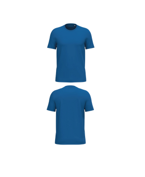 Royal blauw Premium T-shirt personaliseren met borduring of bedrukking – ecologisch materiaal, comfortabele pasvorm en luxe uitstraling, professioneel geborduurd en bedrukt door PANTR. in Wevelgem.