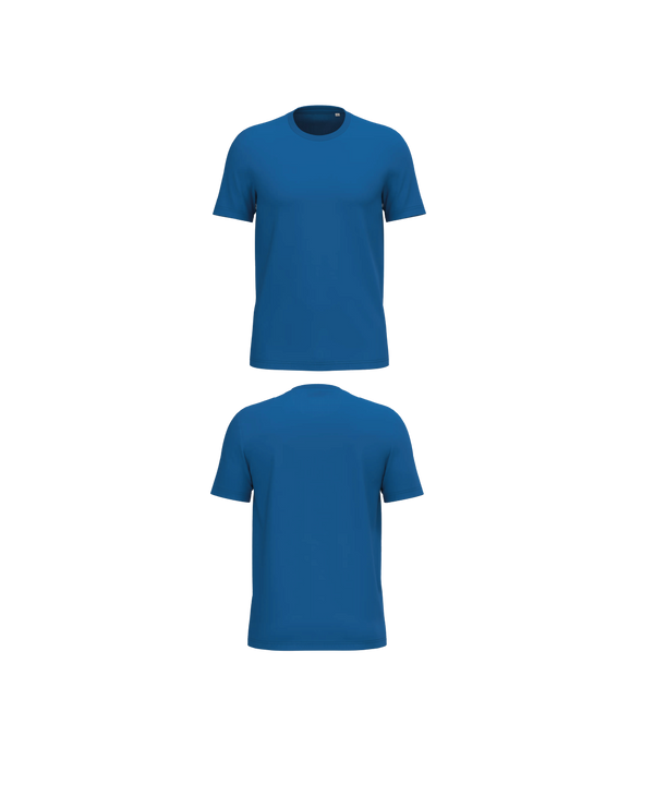 Royal blauw Premium T-shirt personaliseren met borduring of bedrukking – ecologisch materiaal, comfortabele pasvorm en luxe uitstraling, professioneel geborduurd en bedrukt door PANTR. in Wevelgem.