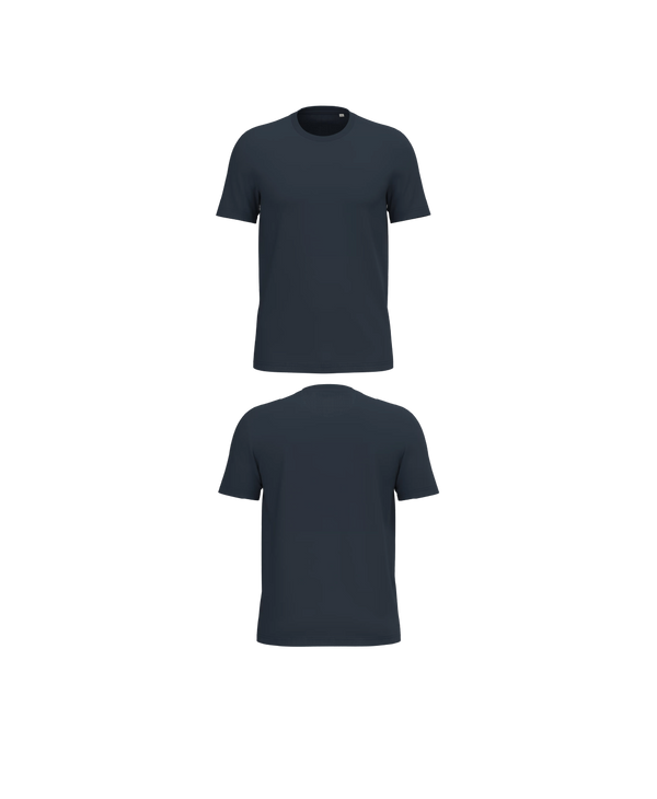 Navy blauw Premium T-shirt personaliseren met borduring of bedrukking – ecologisch materiaal, comfortabele pasvorm en luxe uitstraling, professioneel geborduurd en bedrukt door PANTR. in Wevelgem.