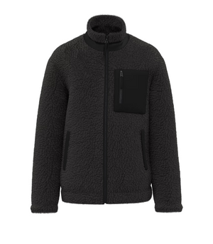 Sherpa jas met initialen