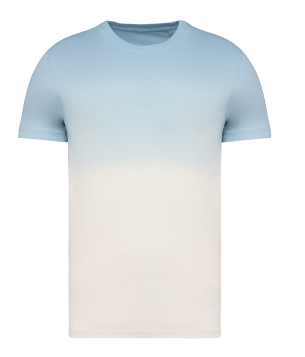 Dip dye t-shirt met romeinse cijfers