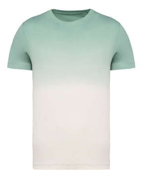 Dip dye t-shirt met romeinse cijfers