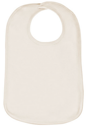 Slabbetje met naam geboortekaartje