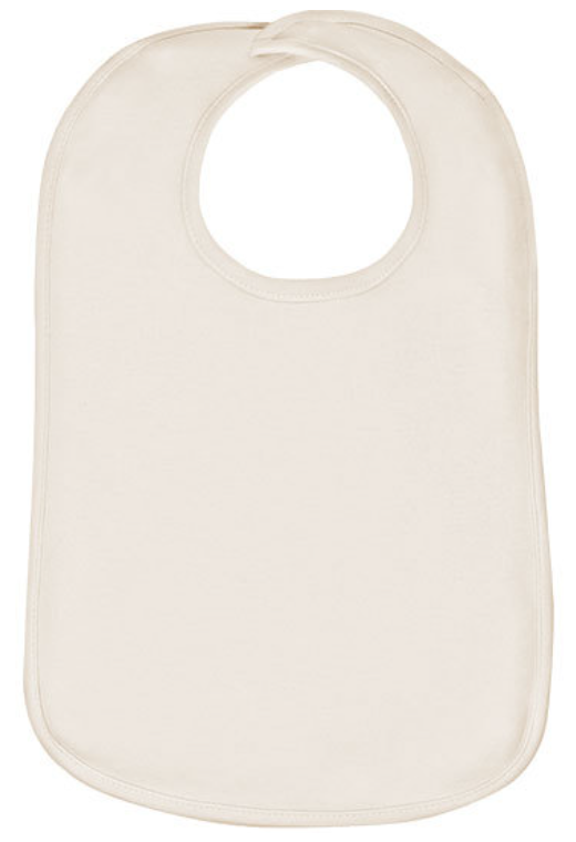 Slabbetje met naam geboortekaartje