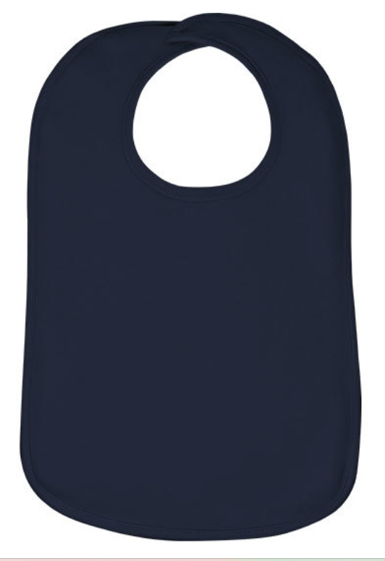 Slabbetje met naam geboortekaartje