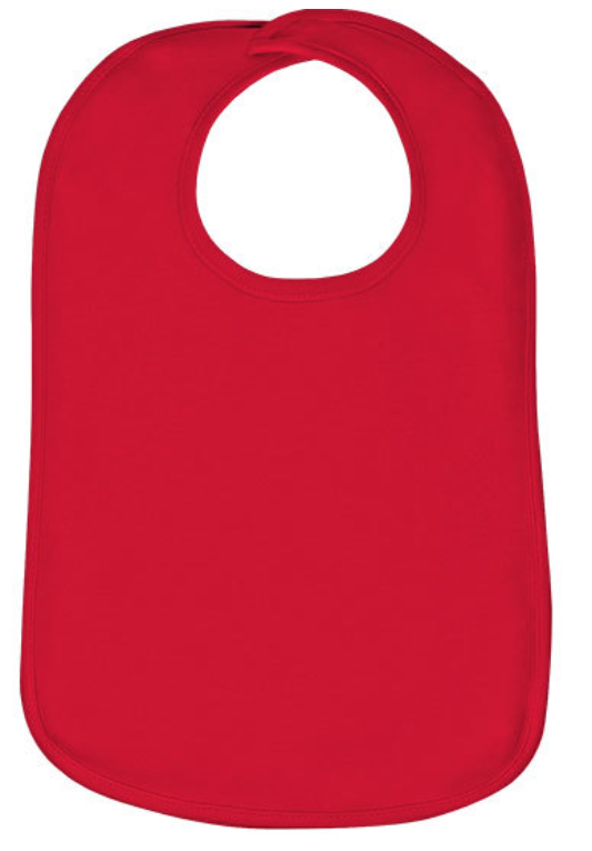 Slabbetje met naam geboortekaartje