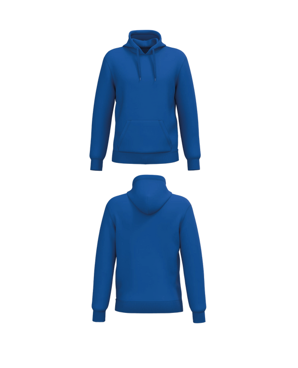 Royal blauwe Essential Hoodie personaliseren met borduring of bedrukking – professioneel geborduurd en bedrukt door PANTR. in Wevelgem.