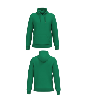 Kelly groene Essential Hoodie personaliseren met borduring of bedrukking – professioneel geborduurd en bedrukt door PANTR. in Wevelgem.