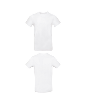 Wit Essential T-shirt personaliseren met borduring of bedrukking – comfortabel en veelzijdig, professioneel geborduurd en bedrukt door PANTR. in Wevelgem.