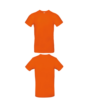 Oranje Essential T-shirt personaliseren met borduring of bedrukking – comfortabel en veelzijdig, professioneel geborduurd en bedrukt door PANTR. in Wevelgem.