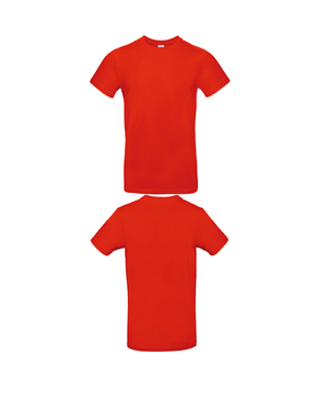 Rood Essential T-shirt personaliseren met borduring of bedrukking – comfortabel en veelzijdig, professioneel geborduurd en bedrukt door PANTR. in Wevelgem.