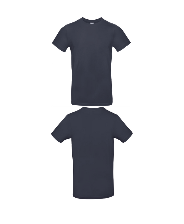 Navy blauwe Essential T-shirt personaliseren met borduring of bedrukking – comfortabel en veelzijdig, professioneel geborduurd en bedrukt door PANTR. in Wevelgem.