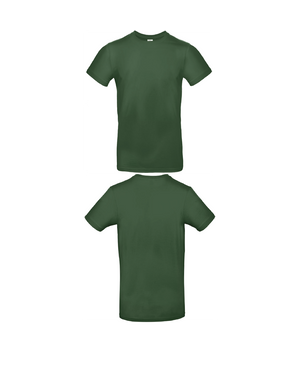 Donker groene Essential T-shirt personaliseren met borduring of bedrukking – comfortabel en veelzijdig, professioneel geborduurd en bedrukt door PANTR. in Wevelgem.