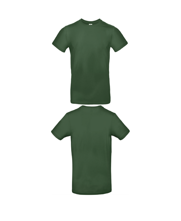 Donker groene Essential T-shirt personaliseren met borduring of bedrukking – comfortabel en veelzijdig, professioneel geborduurd en bedrukt door PANTR. in Wevelgem.