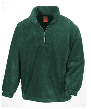 Luxury fleece trui halve zip - groepsbestelling
