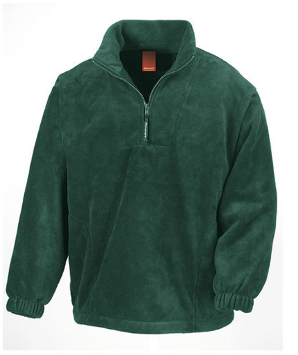 Luxury fleece trui halve zip - groepsbestelling