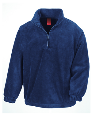 Luxury fleece trui halve zip - groepsbestelling