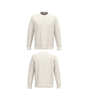 Beige Premium Sweater personaliseren met borduring of bedrukking – ecologisch materiaal met een luxe uitstraling, professioneel geborduurd en bedrukt door PANTR. in Wevelgem.