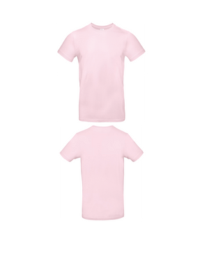 Roze Essential T-shirt personaliseren met borduring of bedrukking – comfortabel en veelzijdig, professioneel geborduurd en bedrukt door PANTR. in Wevelgem.