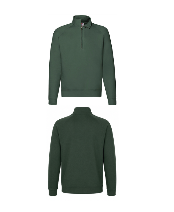 Halve zip trui