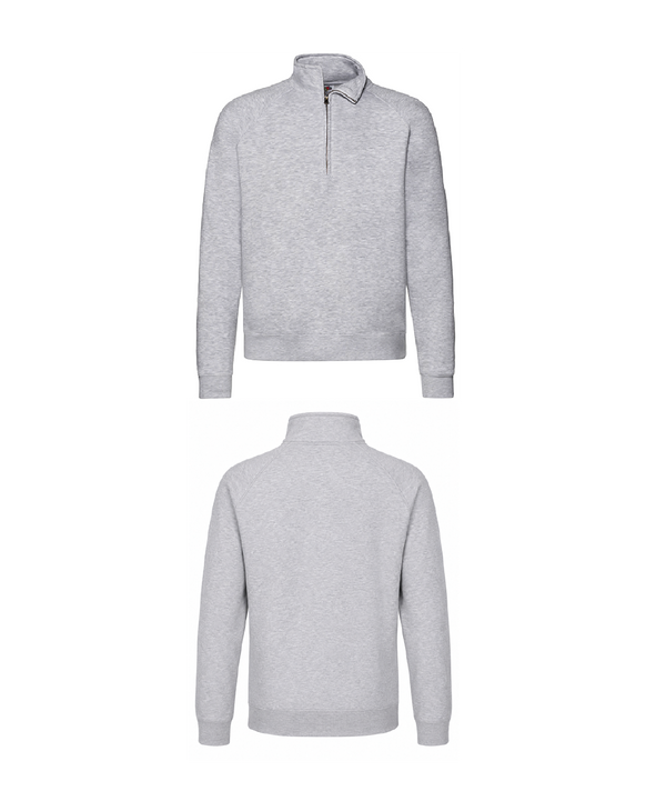 Halve zip trui