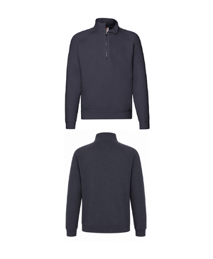 Halve zip trui