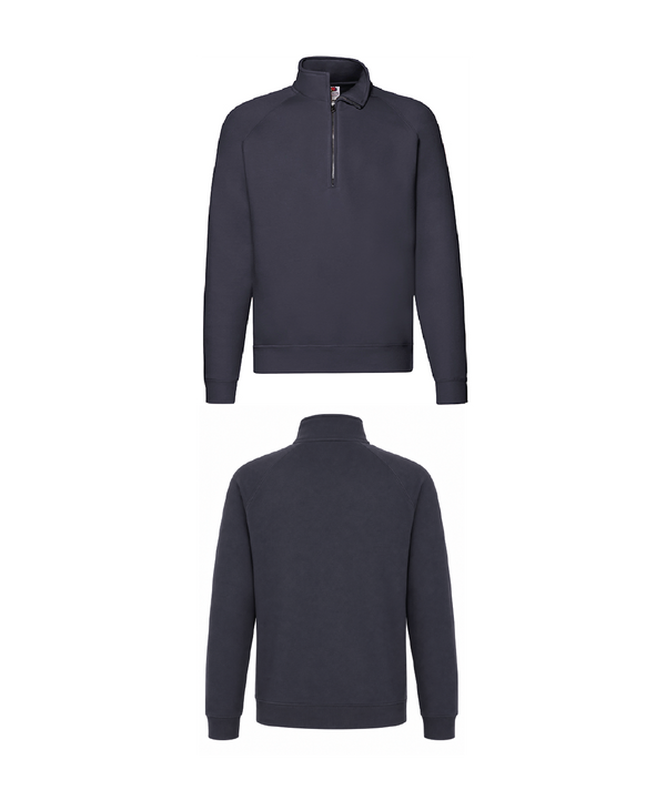 Halve zip trui