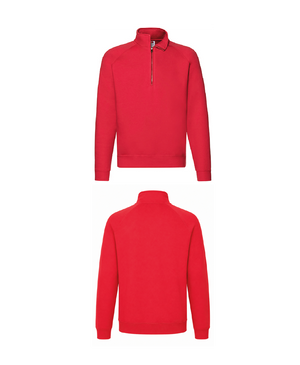 Halve zip trui