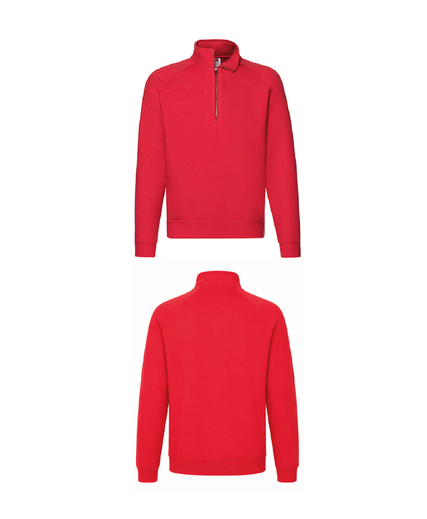 Halve zip trui