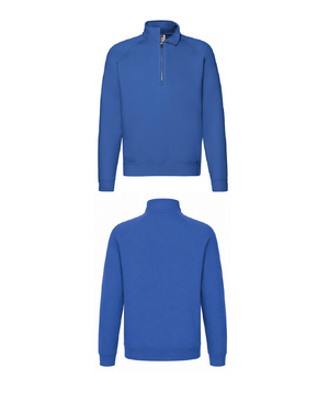 Halve zip trui