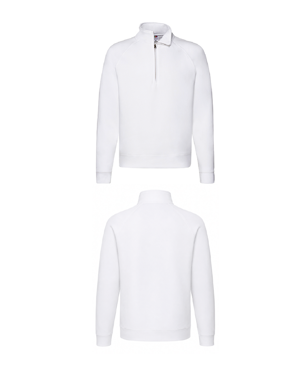 Halve zip trui