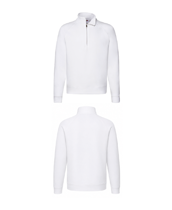 Halve zip trui
