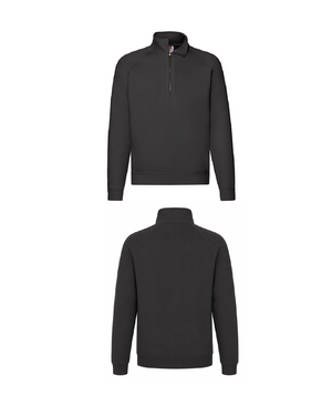 Halve zip trui